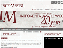 Tablet Screenshot of intromental.com